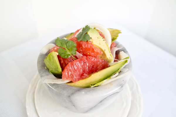 grapefruit fennel avocado cilantro salad