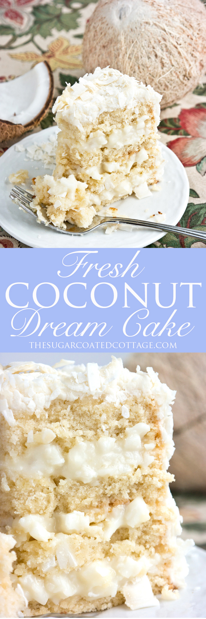 Fresh Coconut Dream Cake