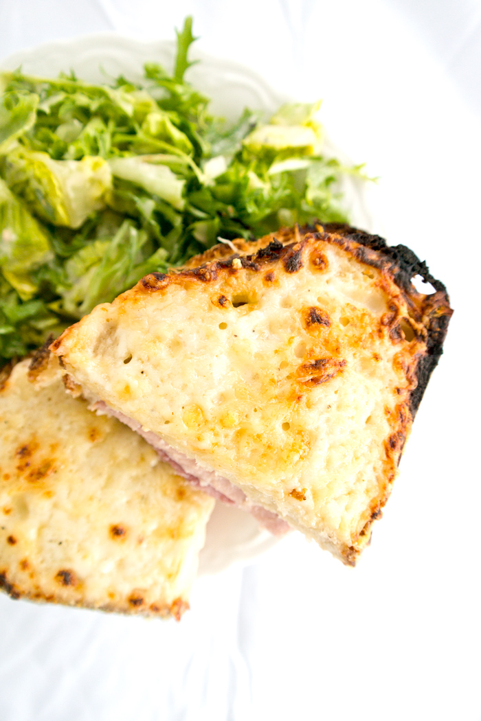 Croque-monsieur on sour dough 1