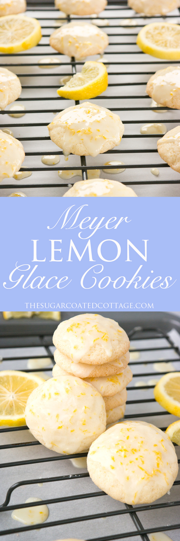 Meyer Lemon Glace Cookies