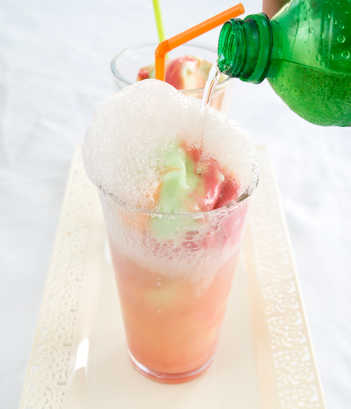 sherbet punch floats