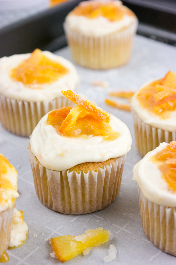 orange scented cupcakes