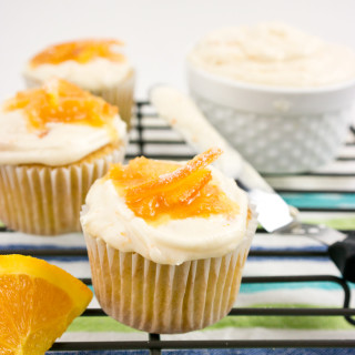 orange scented cupcakes