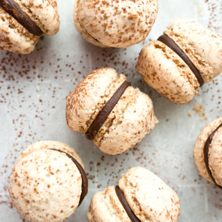 Hazelnut Meringue Sandwich Cookies