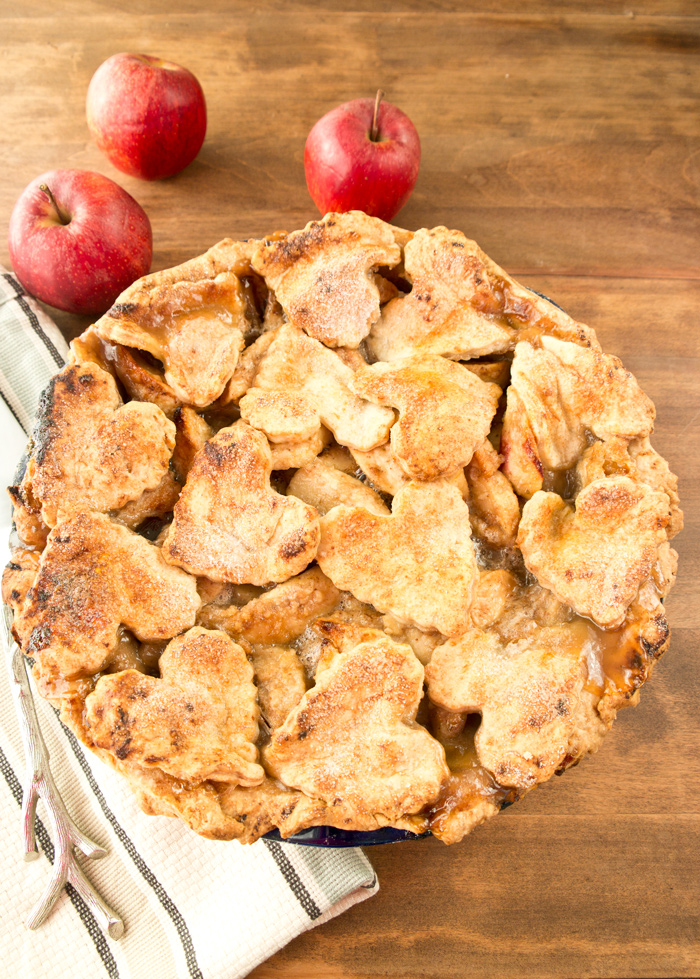Gruyere Crusted Apple Pie