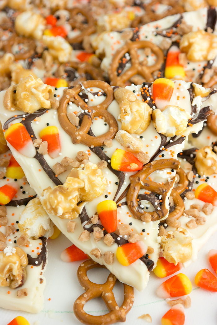 Halloween Candy Corn Bark