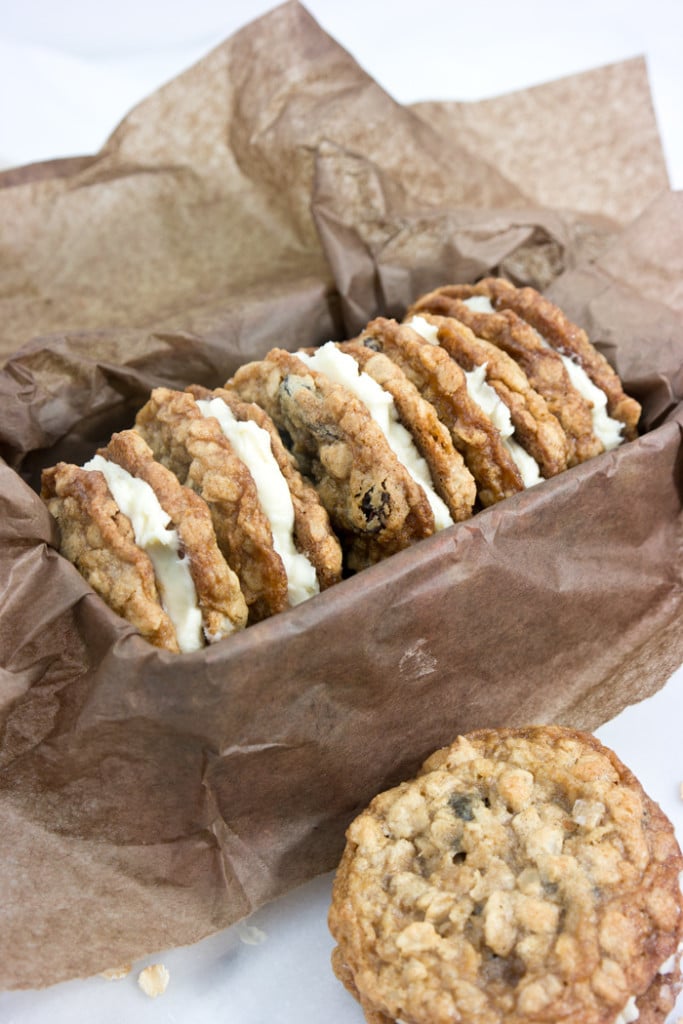 Spiced Oatmeal Cream Cheese Sandwiches The Sugar Coated Cottage