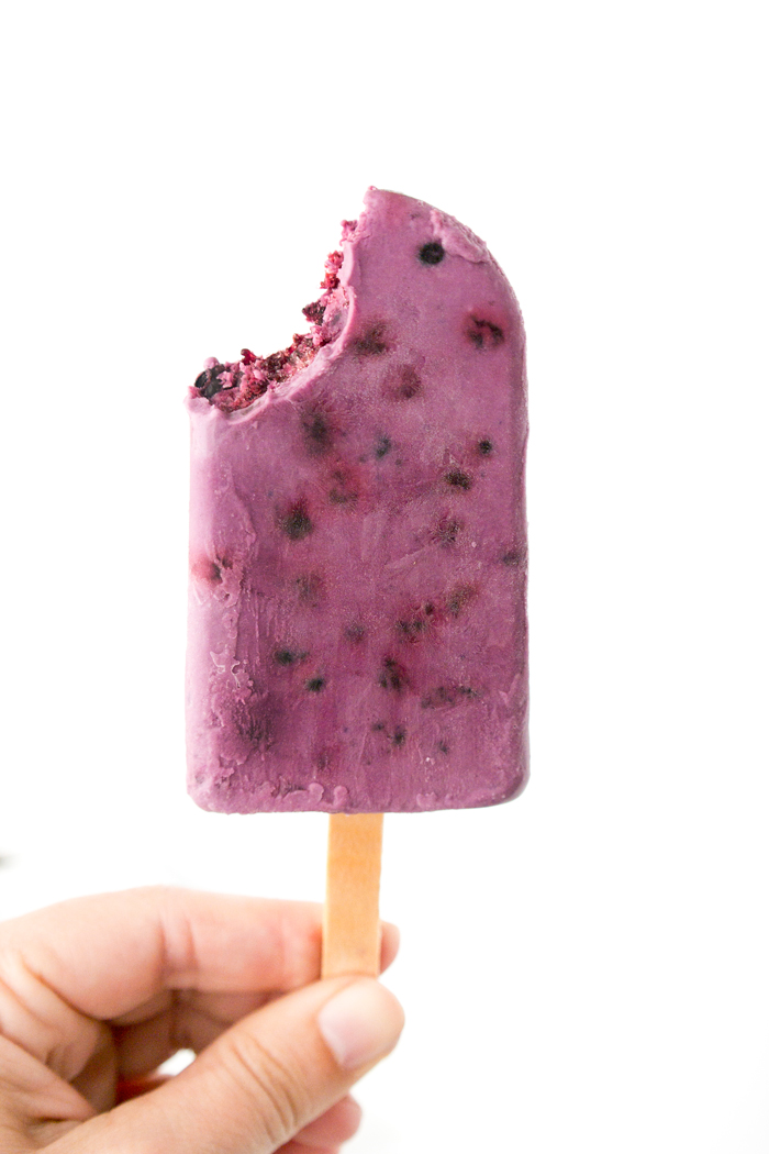 blueberry cream pops