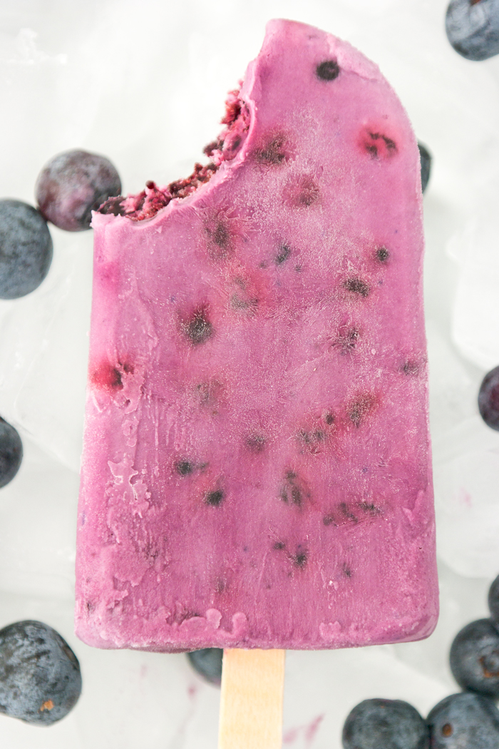 blueberry cream pops