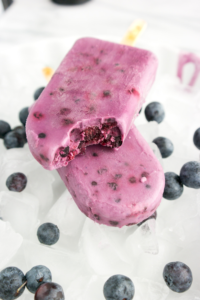 blueberry cream pops