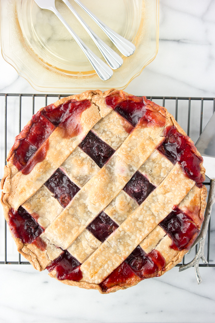 Homemade Cherry Pie - The Sugar Coated Cottage