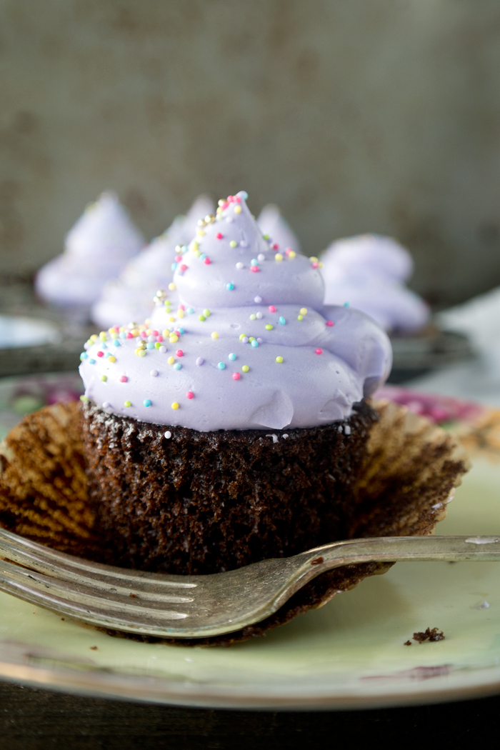 Double Chocolate Ganache Cupcakes