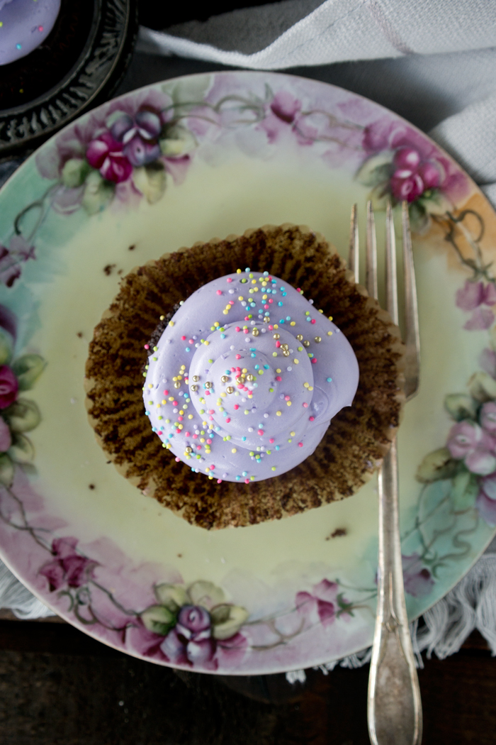 Double Chocolate Ganache Filled Cupcakes