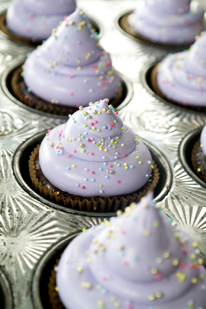 Double Chocolate Ganache Filled Cupcakes