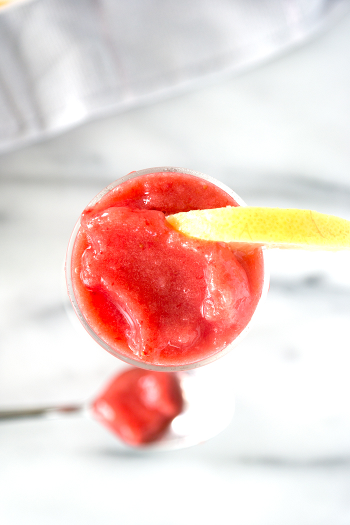 3 Ingredient Strawberry Sorbet