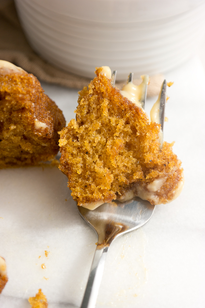 Pumpkin Spice Latte Mini Bundt Cakes Recipe - Reily Products