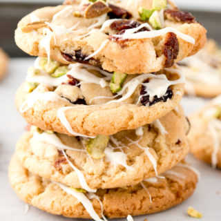 Drunken Cherry Pistachio Cookies