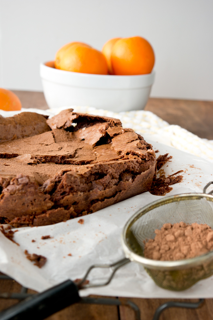 Flourless Chocolate Orange Cake