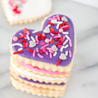 Vanilla Bean Valentine Sugar Cookies