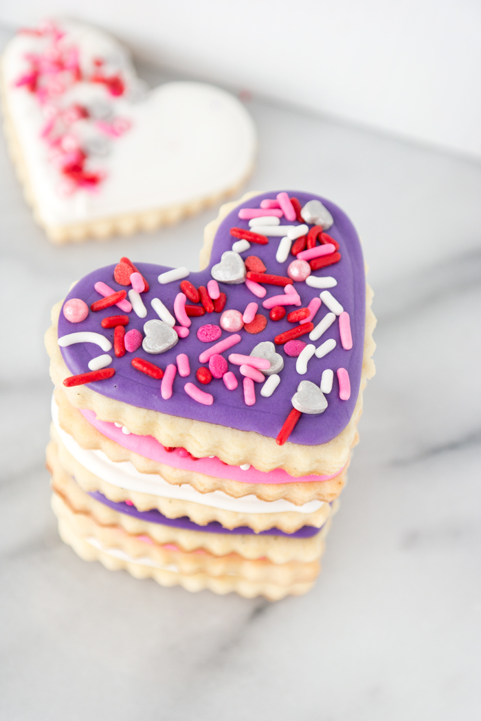 Vanilla Bean Valentine Sugar Cookies