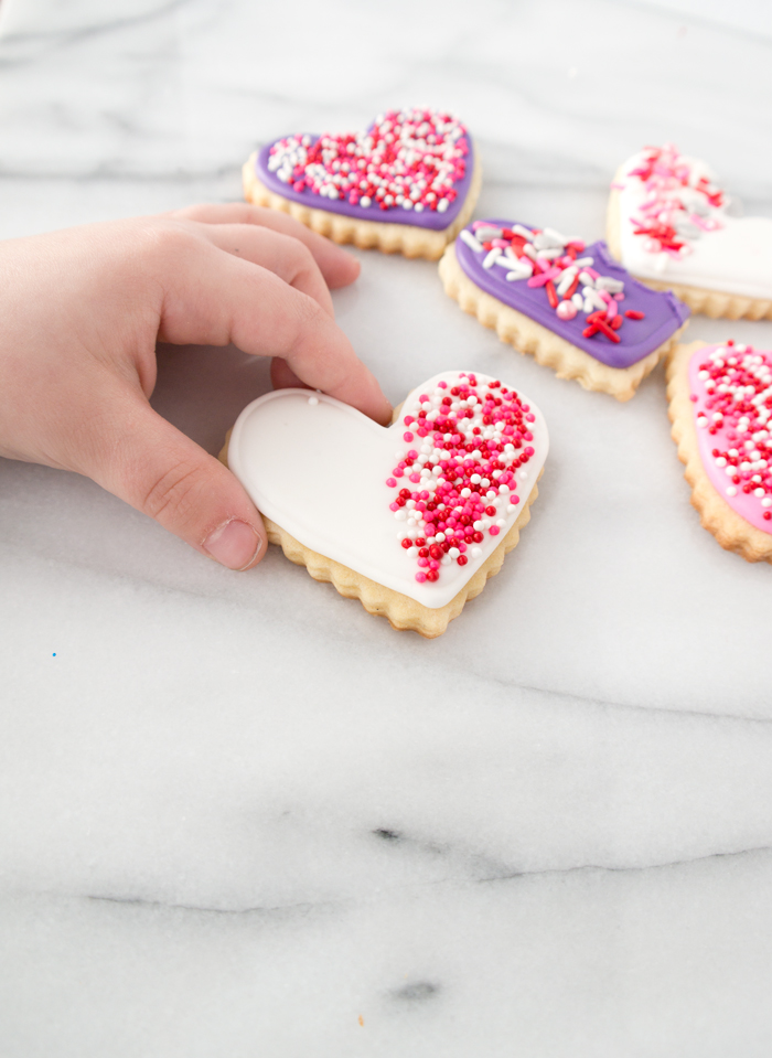 Vanilla Bean Valentine Sugar Cookies