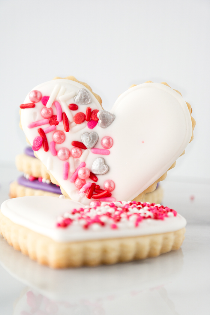 Vanilla Bean Valentine Sugar Cookies