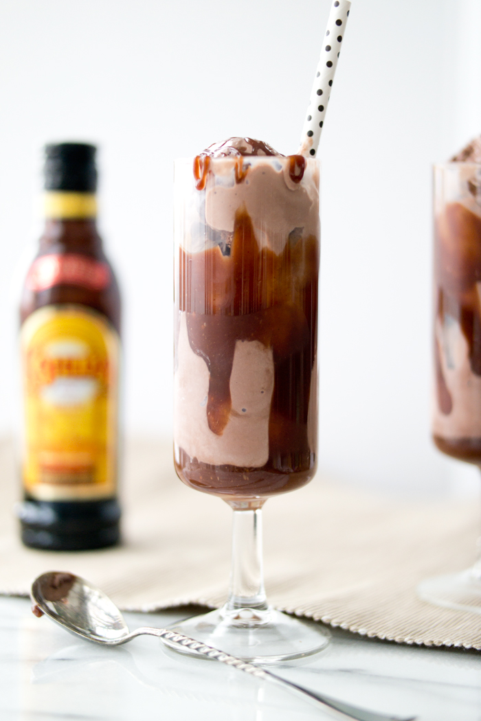 Boozy Chocolate Coffee Sundaes