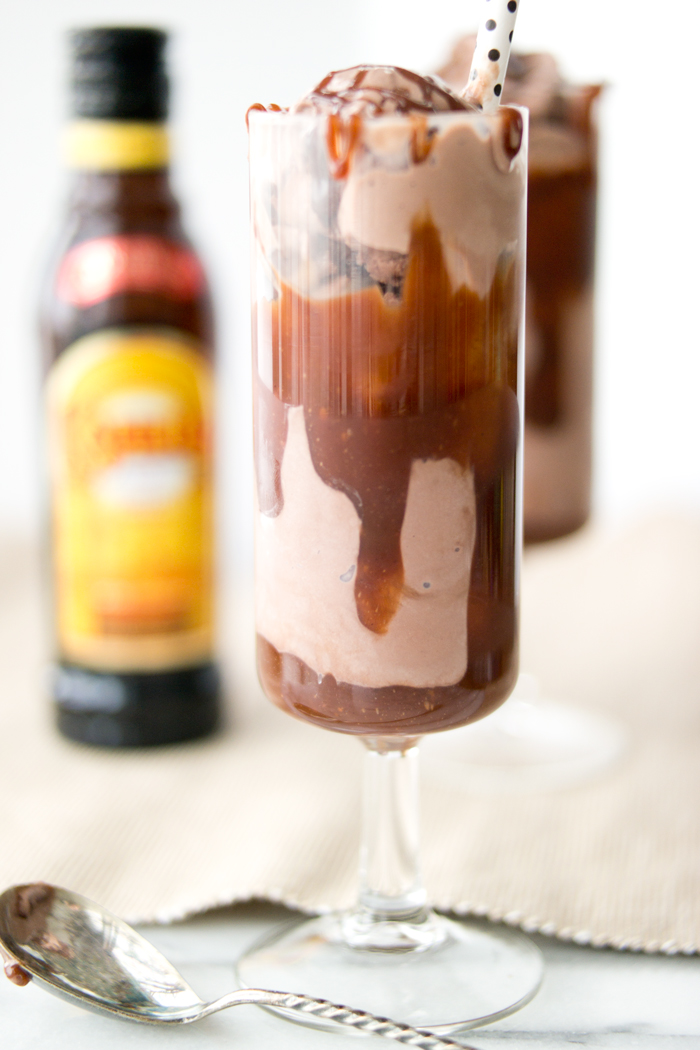 Boozy Chocolate Coffee Sundaes