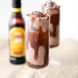 Boozy Chocolate Coffee Sundaes