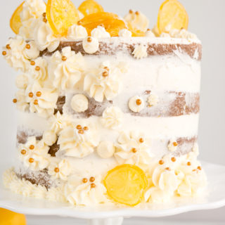 Meyer Lemon Sour Cream Cake