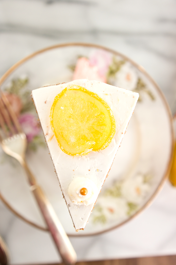 meyer lemon sour cream cake
