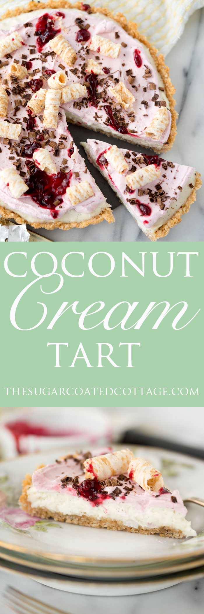 coconut cream tart