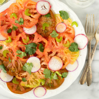 Heirloom Tomato and Radish Salad