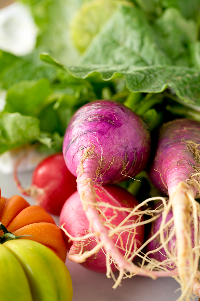 Heirloom Tomato and Radish Salad