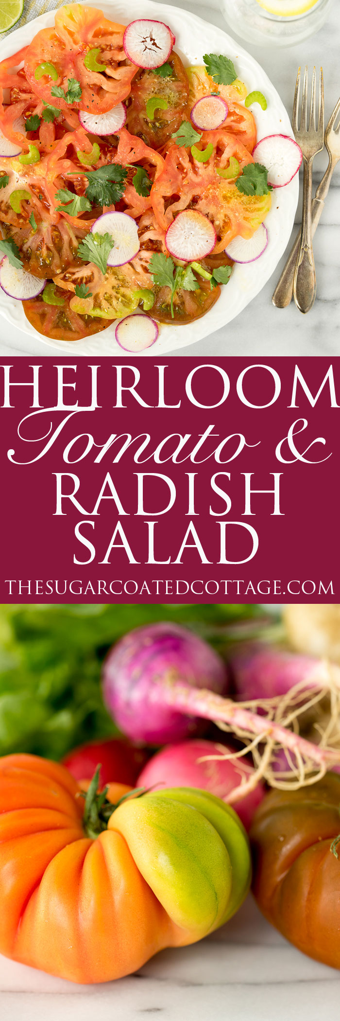 Heirloom Tomato and Radish Salad