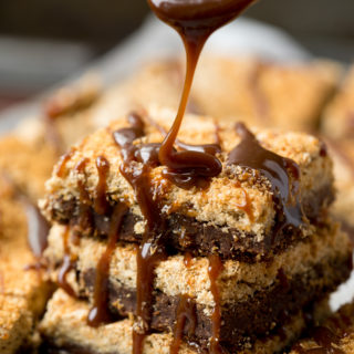 Toasted Coconut Meringue Brownies