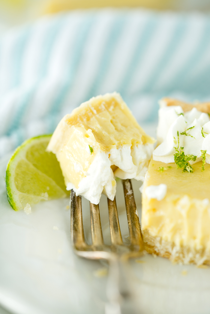 Classic Key Lime Pie recipe! Sweet, tart, puckery goodness. | thesugarcoatedcottage.com