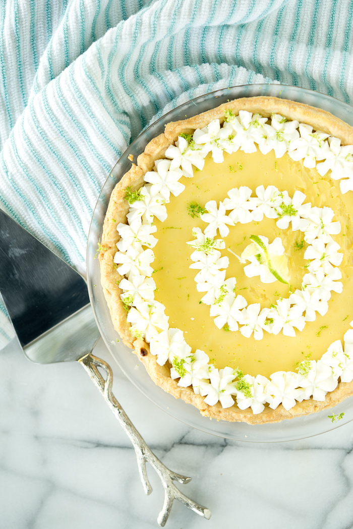 Classic Key Lime Pie! Sweet, tart, puckery goodness. | thesugarcoatedcottage.com