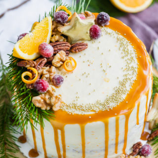 Gingerbread Orange Layer Cake - The Sugar Coated Cottage Orangey ...