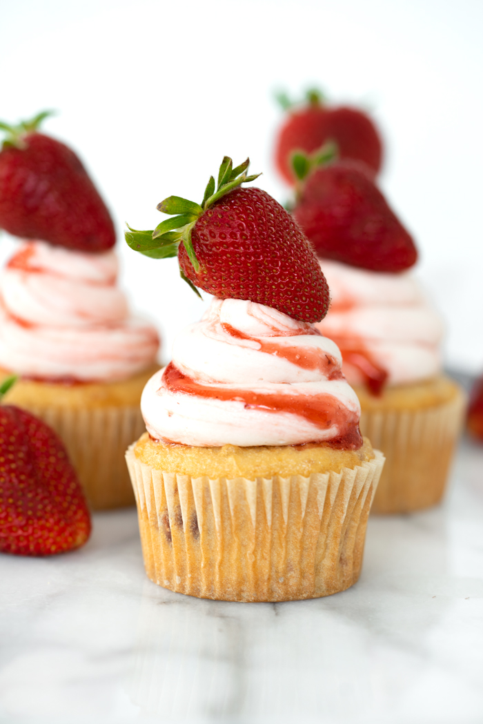 strawberry cupcakes